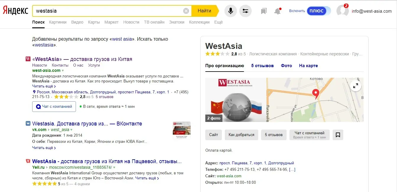 органическая выдача яндекса